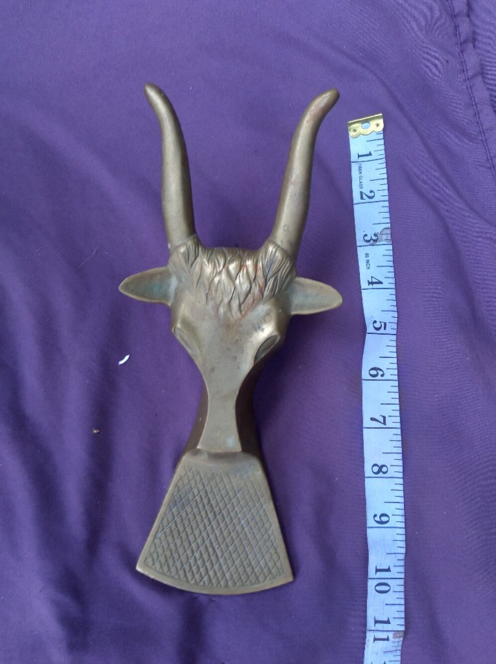 Baphometh Bronze-Tone Horned Antelope Sculpture Home Art Accent